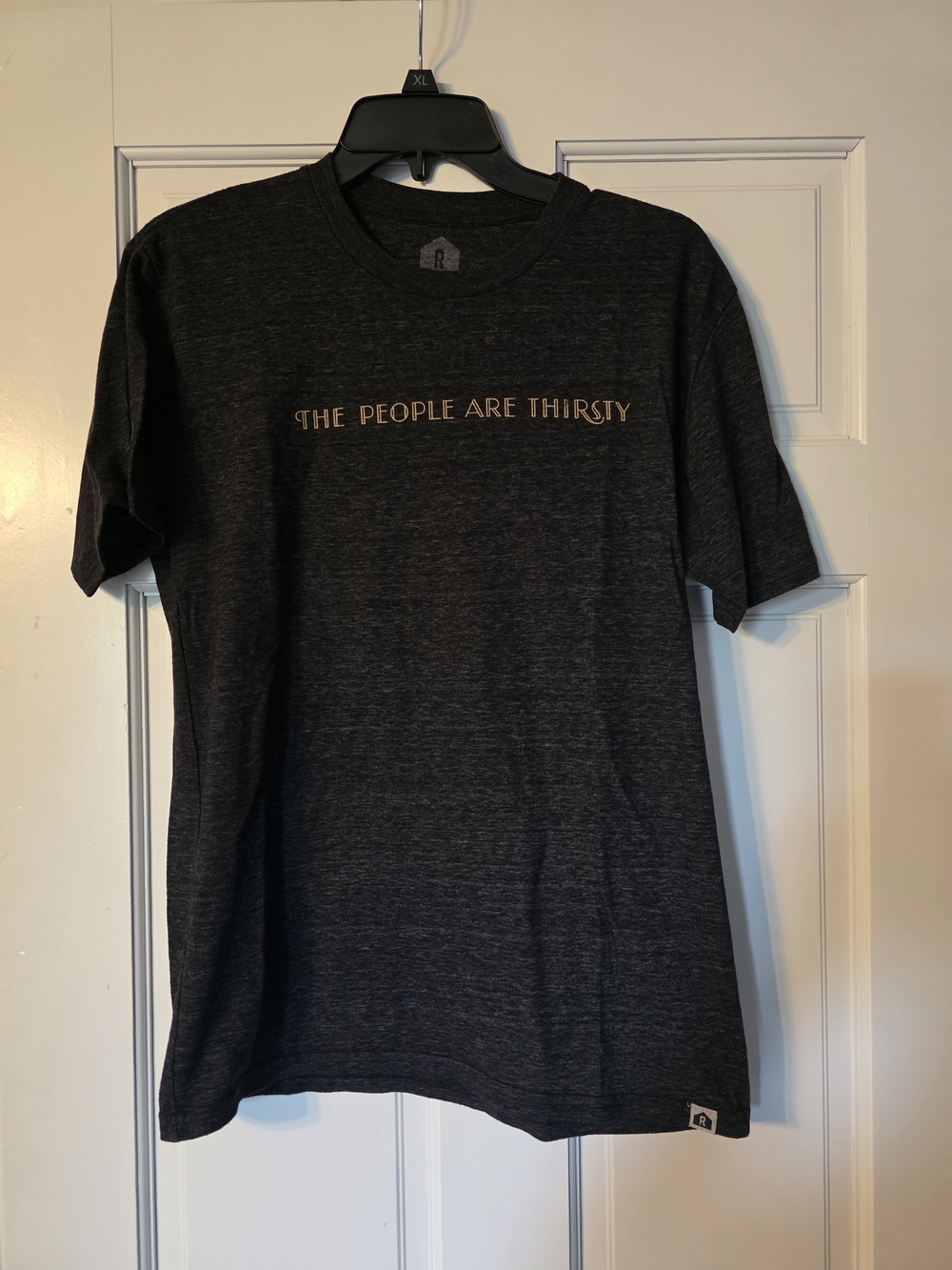 KC Tom's Town t-shirt. "The People Are Thirsty"